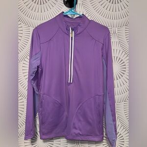 Bette & Court Women’s Purple Full Zipper Athletic Jacket Size Medium